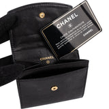 Chanel Caviar Leather CC Bifold Coin Purse Wallet