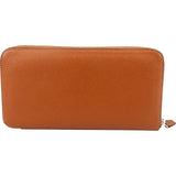 Hermès Brown Epsom Leather Azap Zippy Wallet