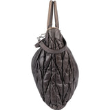 Miu Miu Quilted Matelassé Nappa Leather Tote Handbag