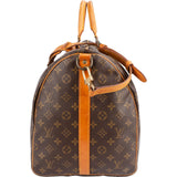 Louis Vuitton Monogram Canvas Keepall 55 Bandoulière Travel Bag