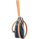 Coach Monogram Signature Denim Luna Shoulder Crossbody Bag