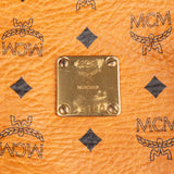 MCM Monogram Visetos Boston 50 Travel Bag