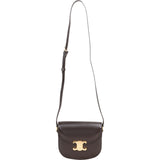Celine Shiny Calfskin Teen Triomphe Crossbody Bag