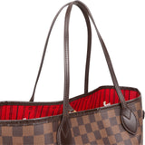 Louis Vuitton Monogram Damier Ebene Neverfull MM Shoulder Bag - vintageandkickz