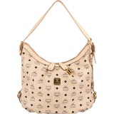 MCM Monogram Visetos Hobo Shoulder Bag
