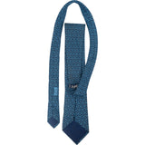 Hermès Geometric Pattern Silk Tie Krawatte