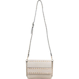 Valentino Garavani Grained Calfskin Rockstud Flap Crossbody Bag