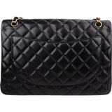Chanel Quilted Lambskin Maxi Double Flap Crossbody Bag