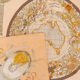 Hermès Terre Australe Découverte en 1802 Silk 90 Scarf Tuch