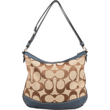 Coach Monogram Signature Zoe Hobo Shoulder Bag
