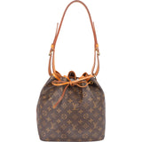 Louis Vuitton Monogram Canvas Sac Noé Petit Shoulder Bag
