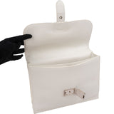 Hermès New White Togo Leather Sac à Dépêches Small 27 Business Handbag