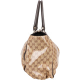 Gucci Monogram GG Abbey Handbag - vintageandkickz