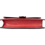 Gucci Grained Leather Interlocking GG Wallet On Chain Crossbody Bag