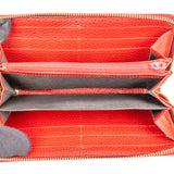 Gucci Grained Leather GG Marmont Zip Around Wallet