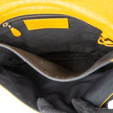 Balenciaga Yellow Leather City Bag Clutch
