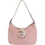 Fendi Monogram FF Croissant Buckle Shoulder Bag