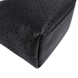 Chanel Perforated Caviar Leather Drawstring Bucket Shoulder Bag