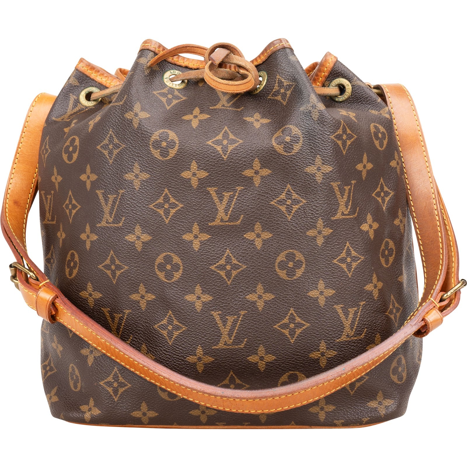 Louis Vuitton Monogram Canvas Sac Noé Petit Shoulder Bag - vintageandkickz