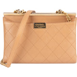 Chanel Stitching Lambskin Frame Single Flap Crossbody Bag