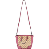Gucci Monogram GG Canvas Bree Small Tote Crossbody Handbag