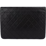 Chanel Quilted Lambskin 24K Gold Single Flap Shoulder Bag - vintageandkickz