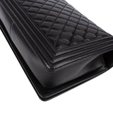 Chanel Quilted Lambskin Single Flap Boy Crossbody Bag