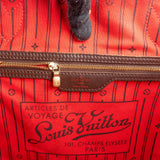Louis Vuitton Monogram Damier Ebene Neverfull MM Shoulder Bag
