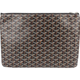 Goyard Monogram Goyardine Canvas Senat MM Clutch