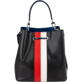 Louis Vuitton Noir Epi Leather Limited America's Cup Striped Tricolor NéoNoé Monaco Crossbody Bag