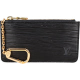 Louis Vuitton Noir Epi Leather Pochette Cles Wallet