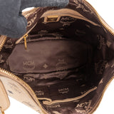 MCM Monogram Visetos Hobo Shoulder Crossbody Bag