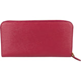 Prada Vitello Move Leather Zip Around Wallet
