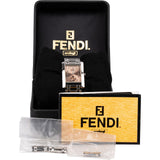 Fendi Silver Tone Classico Quadro Square Tank 7000G Women Watch