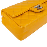 Chanel Quilted Lambskin Palladium Mini Rectangular Single Flap Crossbody Bag