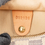 Louis Vuitton Monogram Damier Azur Canvas Speedy 25 Bandoulière Handbag