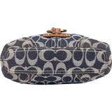 Coach Monogram Signature Denim Crossbody Bag