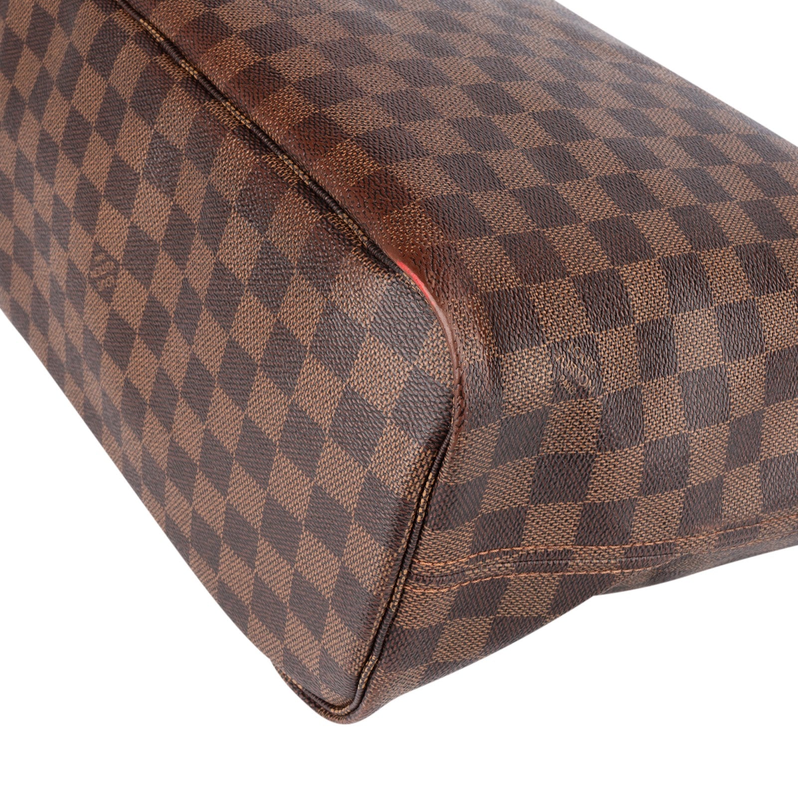 [🔄️B08 / F36] Louis Vuitton Monogram Damier Ebene Canvas Neverfull MM Shoulder Bag - vintageandkickz