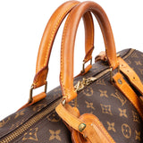 Louis Vuitton Monogram Canvas Keepall 50 Bandoulière Travel Bag