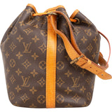 Louis Vuitton Monogram Canvas Sac Noé Petit Shoulder Bag