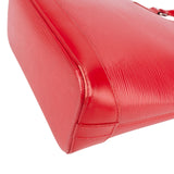 Louis Vuitton Red Epi Leather Lockit PM Handbag