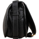 Chloé Back Leather Marcie Mini Saddle Crossbody Bag