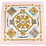 Hermès Les Tambours Silk Carre 90 Scarf Tuch