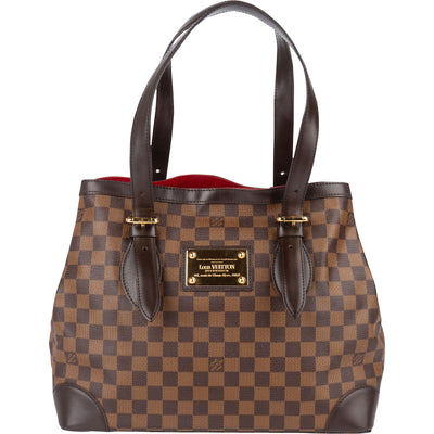 Louis Vuitton Monogram Damier Ebene Hampstead GM Shoulder Bag