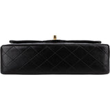 Chanel Quilted Lambskin 24K Gold Medium Double Flap Shoulder Bag