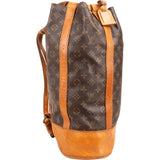 Louis Vuitton Monogram Canvas Randonnee GM Backpack Shoulder Bag