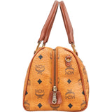 MCM Monogram Visetos Boston Handbag - vintageandkickz