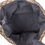 Gucci Monogram GG Canvas Web Handle Tote Shopper Shoulder Bag