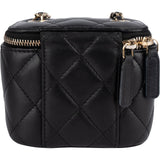 Chanel Quilted Lambskin Mini Vanity Chain Crossbody Bag