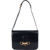 Céline Boxcalf Leather Carriage Triomphe Shoulder Bag
